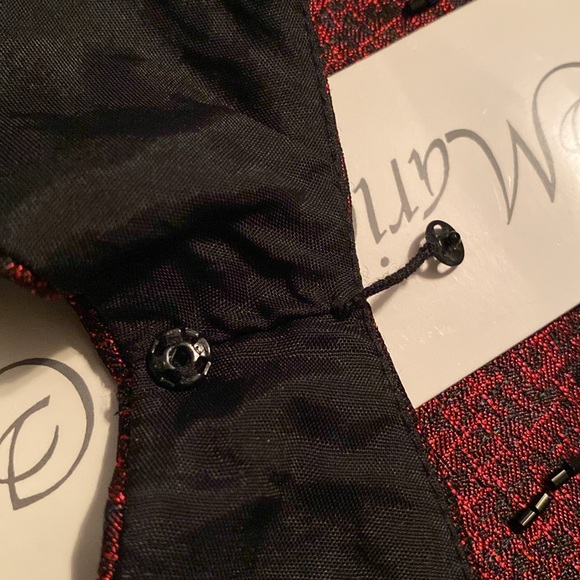 CLEARANCE ✨ Marie St Claire Brocade Beaded Top VTG - Picture 8 of 10